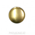 Стразы клеевые металл имитация круг d-21мм 1 - Золотой