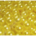 Бусины жемчуг пластиковые 6мм (10гр) 56 - Оттенок жёлтый