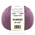 Пряжа Bambino Lux Wool Etrofil 70606 - Грязно-пурпурный