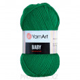 Пряжа Baby YarnArt 338 - Зеленый
