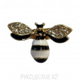 Брошь Насекомые 7 - Шершень, белый 26*16мм