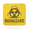 Шеврон клеевой Biohazard 8,5*8,5см Желто-черный