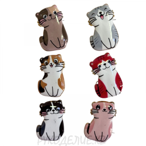 Брошь Котик 20*30мм