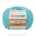 Пряжа Baby Cotton YarnArt 446 - Бирюзовый