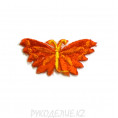 Термоаппликация Бабочка 3,5*1,5см 6 - Оранжевый