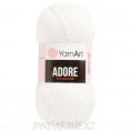 Пряжа Adore YarnArt 330 - Белый